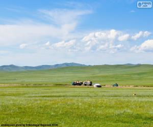 Puzzle Οι στέπες της Μογγολίας